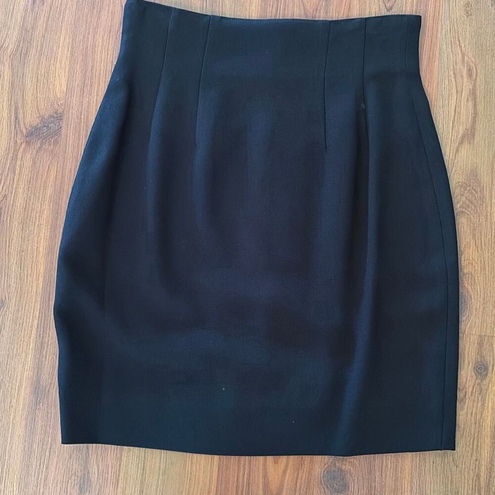 Kenar black vintage fitted skirt short size 4P